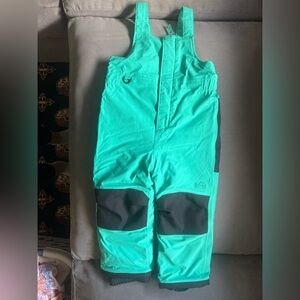 REI Kids Snow Pants/Bibs - 4T Teal and Black